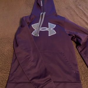 Purple under armour hoodie size small